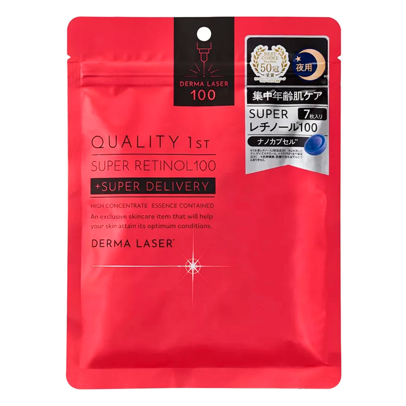 Тканевая маска для увлажнения и омоложения с ретинолом Quality 1st Derma Super Retinol 100 | Quality 1st — Japrise Тканевая маска для увлажнения и омоложения с ретинолом Quality 1st Derma Super Retinol 100 — Quality 1st, 2 490 ₽ ₽