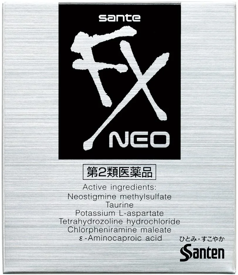 Sante FX NEO освежающие японские капли для глаз с таурином Sante FX NEO освежающие японские капли для глаз с таурином