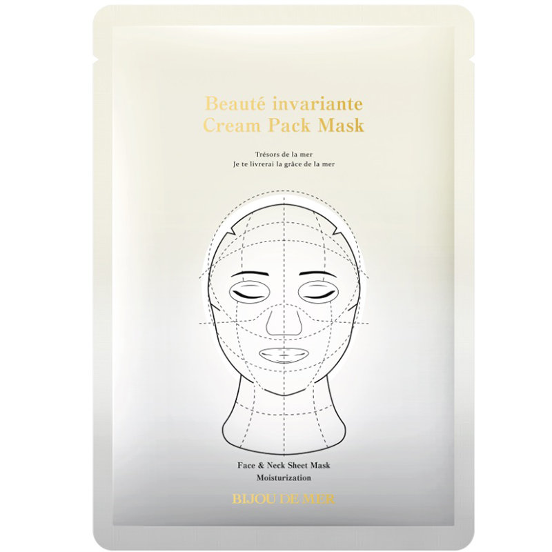 Антивозрастная тканевая маска для лица и шеи Bijou De Mer Beaute Invariante Cream Pack Mask | Bijou De Mer — Japrise Антивозрастная тканевая маска для лица и шеи Bijou De Mer Beaute Invariante Cream Pack Mask — Bijou De Mer, 890 ₽ ₽