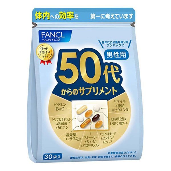 Витаминно-минеральный комплекс, учитывающий возрастные особенности Fancl Good Choice Men 50+ | Fancl — Japrise Витаминно-минеральный комплекс, учитывающий возрастные особенности Fancl Good Choice Men 50+ — Fancl, 7 690 ₽ ₽
