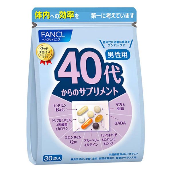 Витамины комплексного действия для мужчин старше 40 лет Fancl Good Choice Man 40+ | Fancl — Japrise Витамины комплексного действия для мужчин старше 40 лет Fancl Good Choice Man 40+ — Fancl, 7 890 ₽ ₽