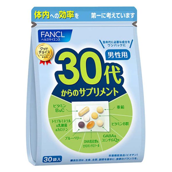 Витамины комплексного действия для мужчин старше 30 лет Fancl Good Choice Man 30+ | Fancl — Japrise Витамины комплексного действия для мужчин старше 30 лет Fancl Good Choice Man 30+ — Fancl, 4 590 ₽ ₽